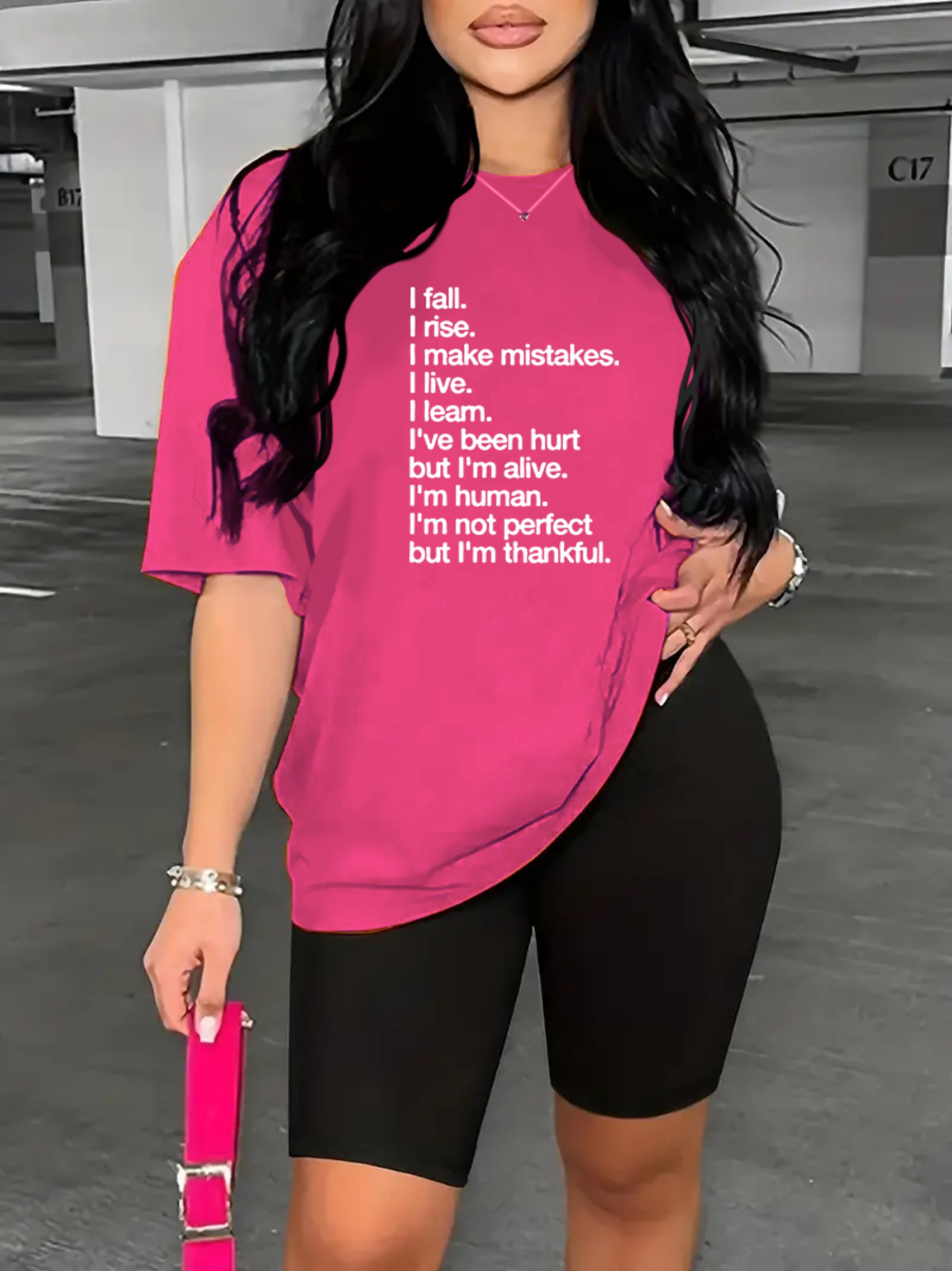 Conjunto deportivo casual de piezas, camiseta con cuello y gráficos de  shorts, ropa deportiva para mujer