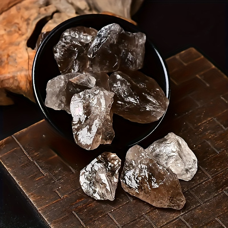 

1pc Natural Smoky Quartz Rough Stones, Minerpure Natural Décor With A Unique Holiday Gift