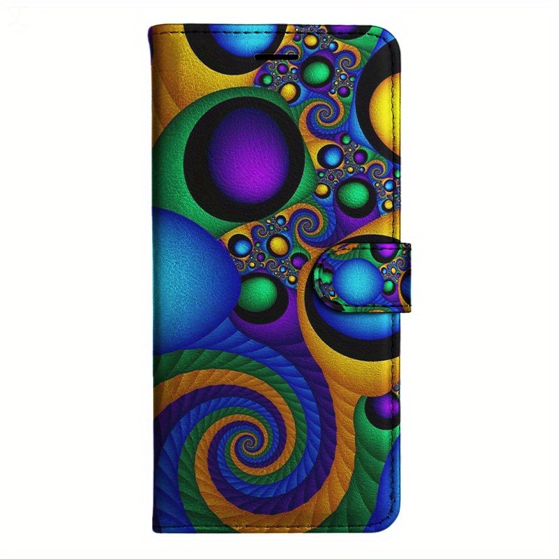 TEMU Phone Case: Vision Pu Flip Wallet Case For Motorola Moto G9 E7 G30 G10 G20 G50 G60 S 20 E30 E40 E20 G41 G31 G51 G71 S30 X30 30 G22 G52 E32 G42