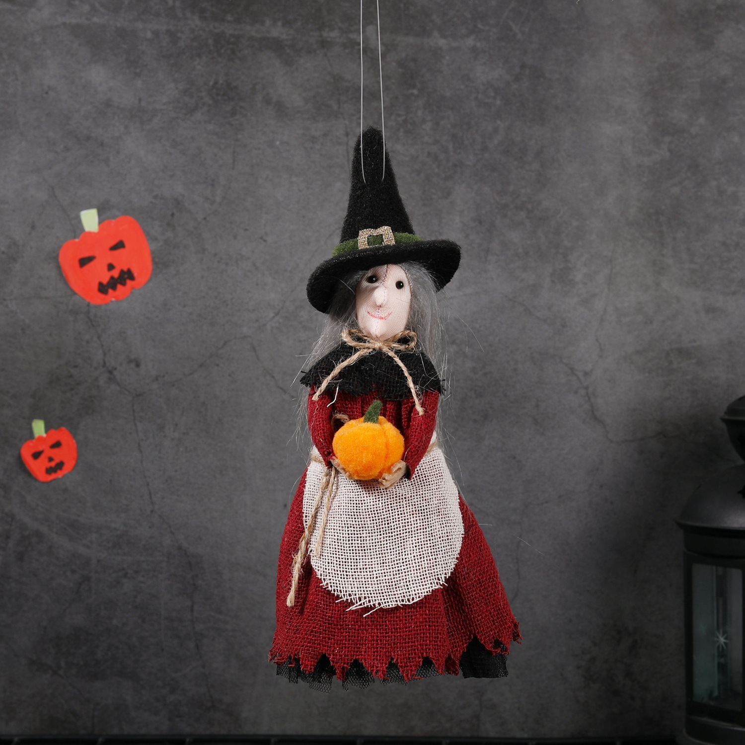 Muñeca De Peluche Bruja De Halloween – Juguete Suave De 40 Cm Para Abrazar, Decorar Habitaciones O Regalar En Noche De Brujas