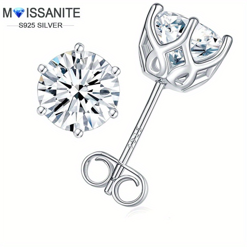 

1 Moissanite In 925 , & , In 0.5ct, 1ct, 2ct, For , For , , 's Day, , New , Box