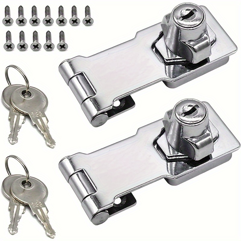 

-duty Metal Locks Set Plates - For Desks, File Cabinets, Wardrobes & Use