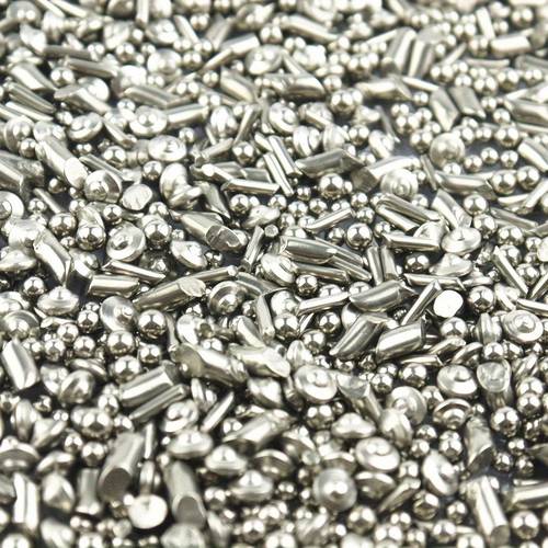 stainless steel tumbling media 1lb jewelers mix shot for cylindrical tumblers polishing finishing media for restoration of small parts