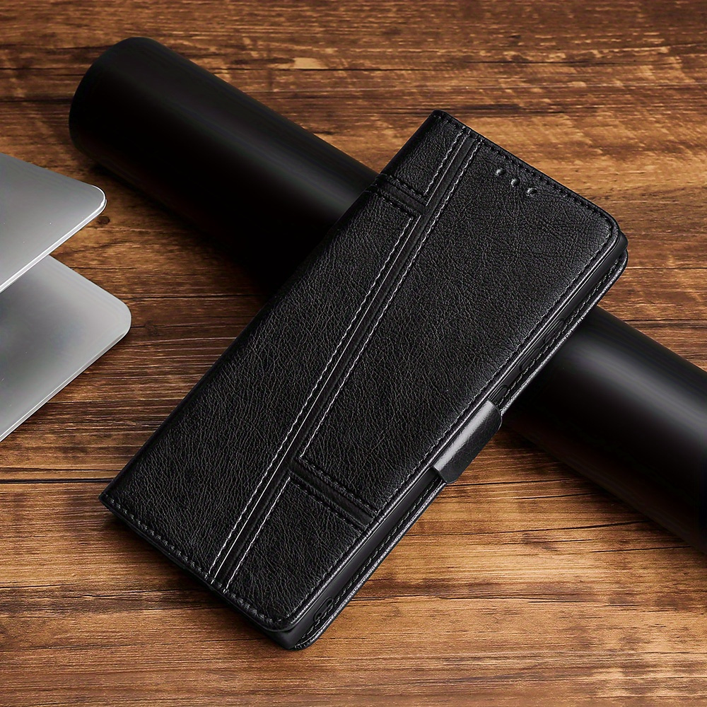 TEMU Phone Case - Case For Tcl 205 303 306 305 305i 403 405 406 408 Card Holder Cover Case Faux Leather Flip Cover For Tcl Retro Wallet Phone Bag