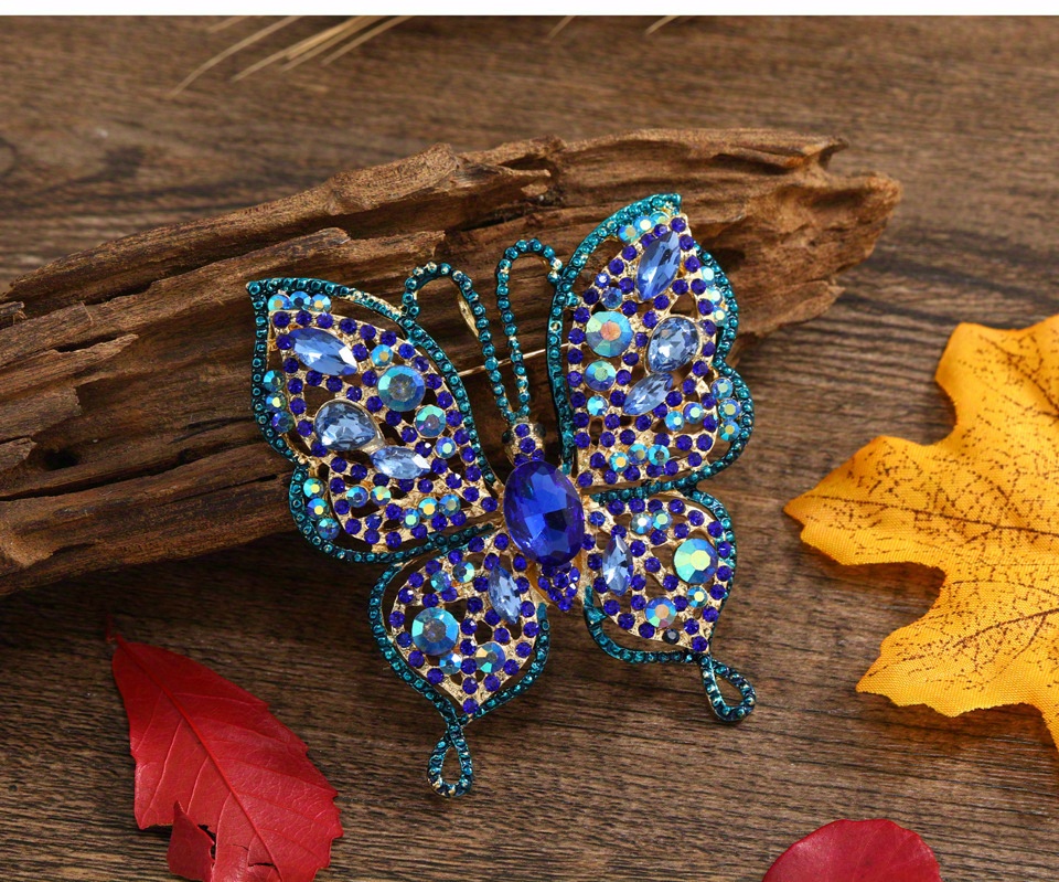 elegant luxury   brooches for women exquisite   insect pins multicolored office suit badges details 2