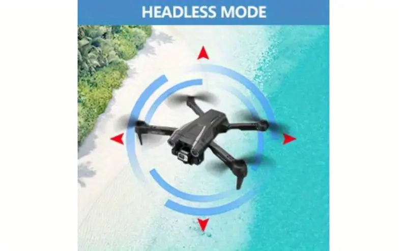rc with 1080p hd fpv camera for beginners foldable mini with obstacle avoidance mode landing 3d flips 2 batteri Product details 3