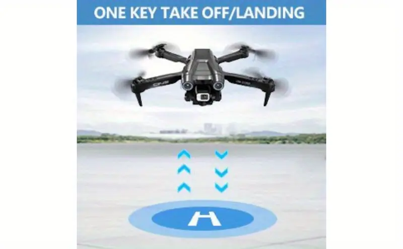 rc with 1080p hd fpv camera for beginners foldable mini with obstacle avoidance mode landing 3d flips 2 batteri Product details 6
