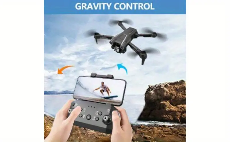 rc with 1080p hd fpv camera for beginners foldable mini with obstacle avoidance mode landing 3d flips 2 batteri Product details 9