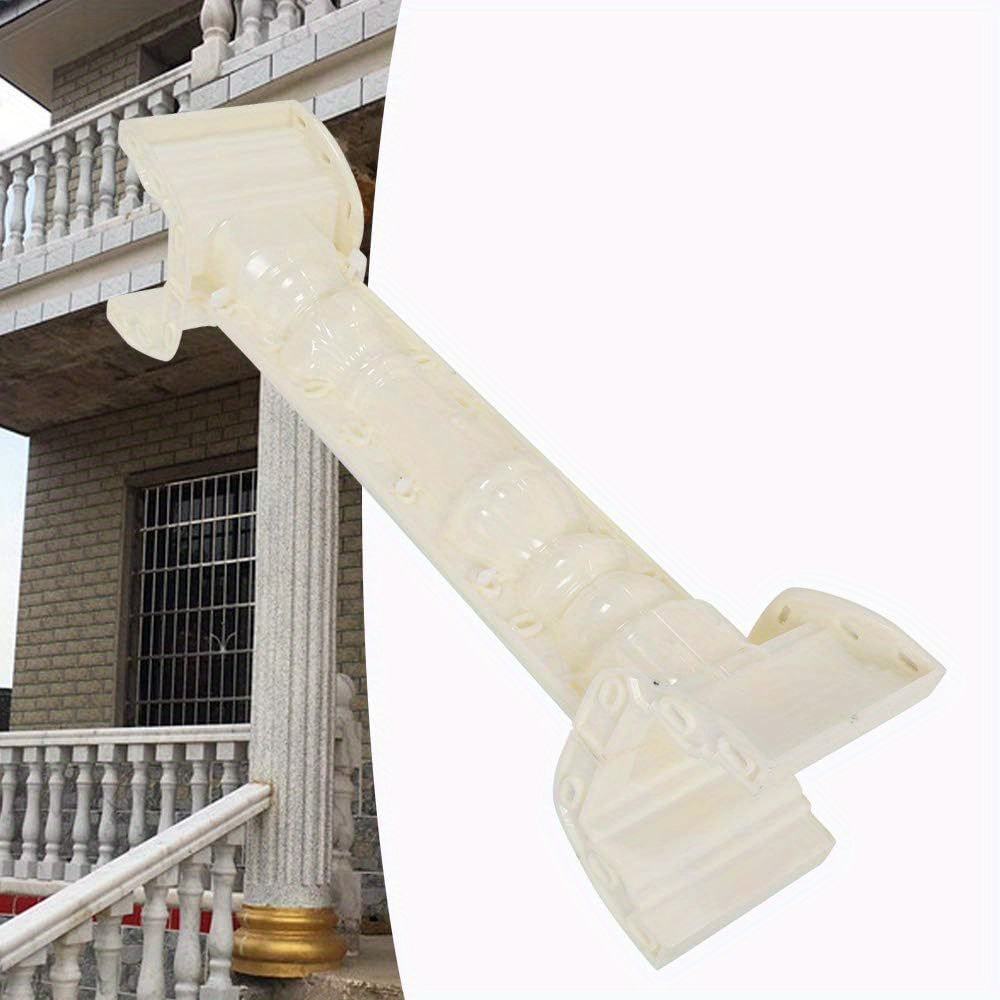 

2pcs 89cm Concrete Molds Set Cement Molds For Diy Balustrades Concrete Plaster Cement Plastic Casting Railing Mould Tool Roman Column Mold Garden Balcony Fence Decor Mould