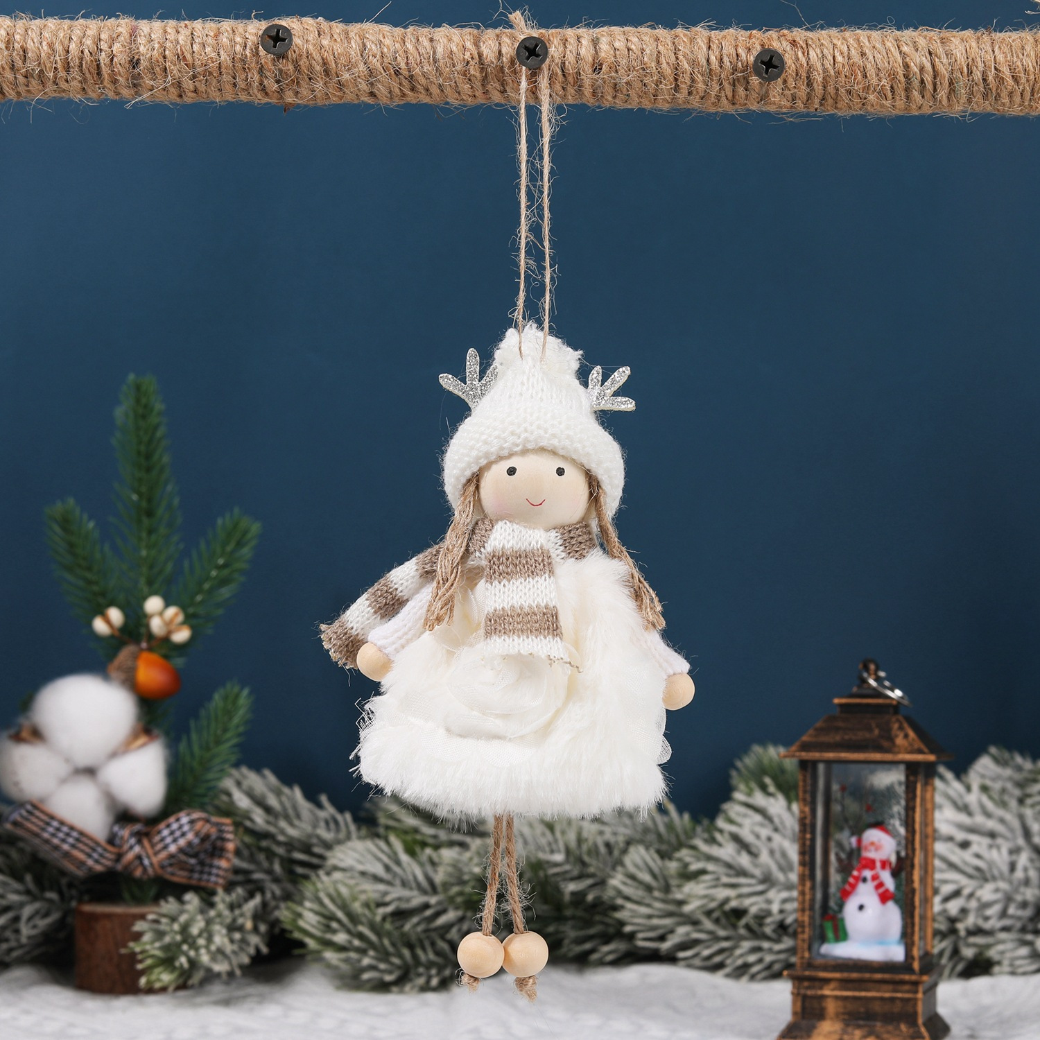 1pc Girl Figurine - Hanging Cloth And - Christmas Tree And Decor For , Bedroom, 's Decoration