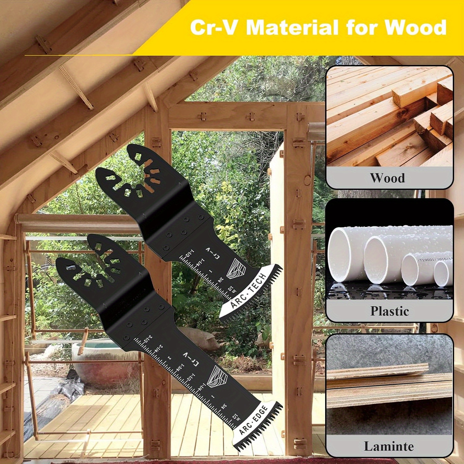 Extra Long Multi tool Blade Set Curved Edge Bi metal Temu Malaysia