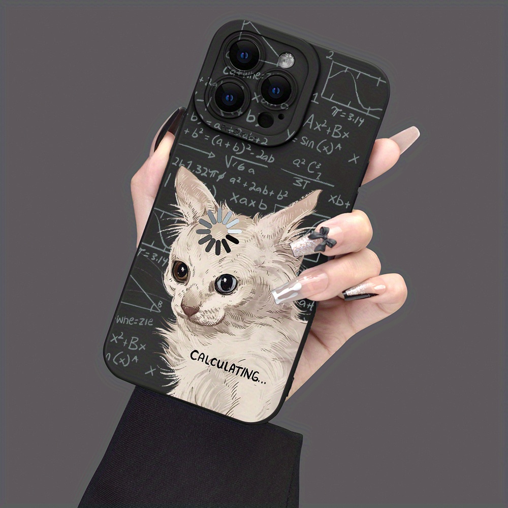 

Cat Pattern Mobile Phone Case Full-body Protection Shockproof Anti-fall Tpu Case Color: Transparent White Black For Men Women For Iphone 15 14 13 12 11 Xs Xr X 7 8 Mini Plus Pro Max Se