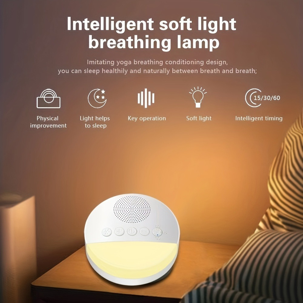 

Sleep Sound White Noise Machine With 10 Soothing Sounds, Sleep Sound Machine With 3 Timers, Usb And Sleep Sound Timer