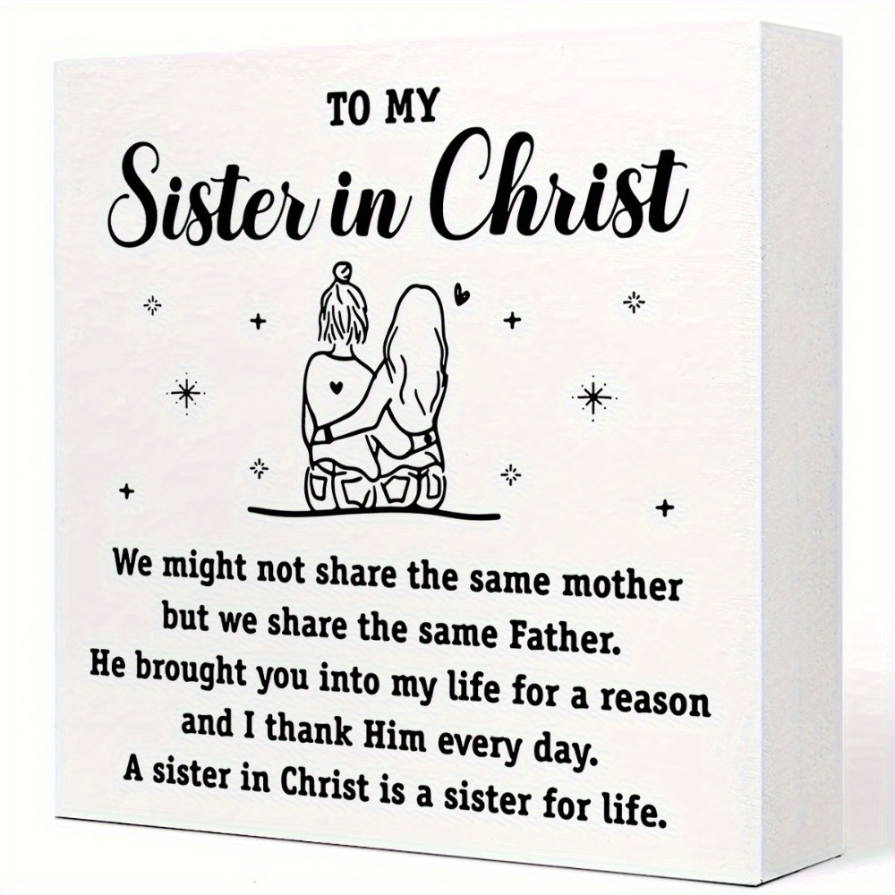 

1pc, To My In , , Wooden Box Decorative Signs, Plaque For Desk Decor
