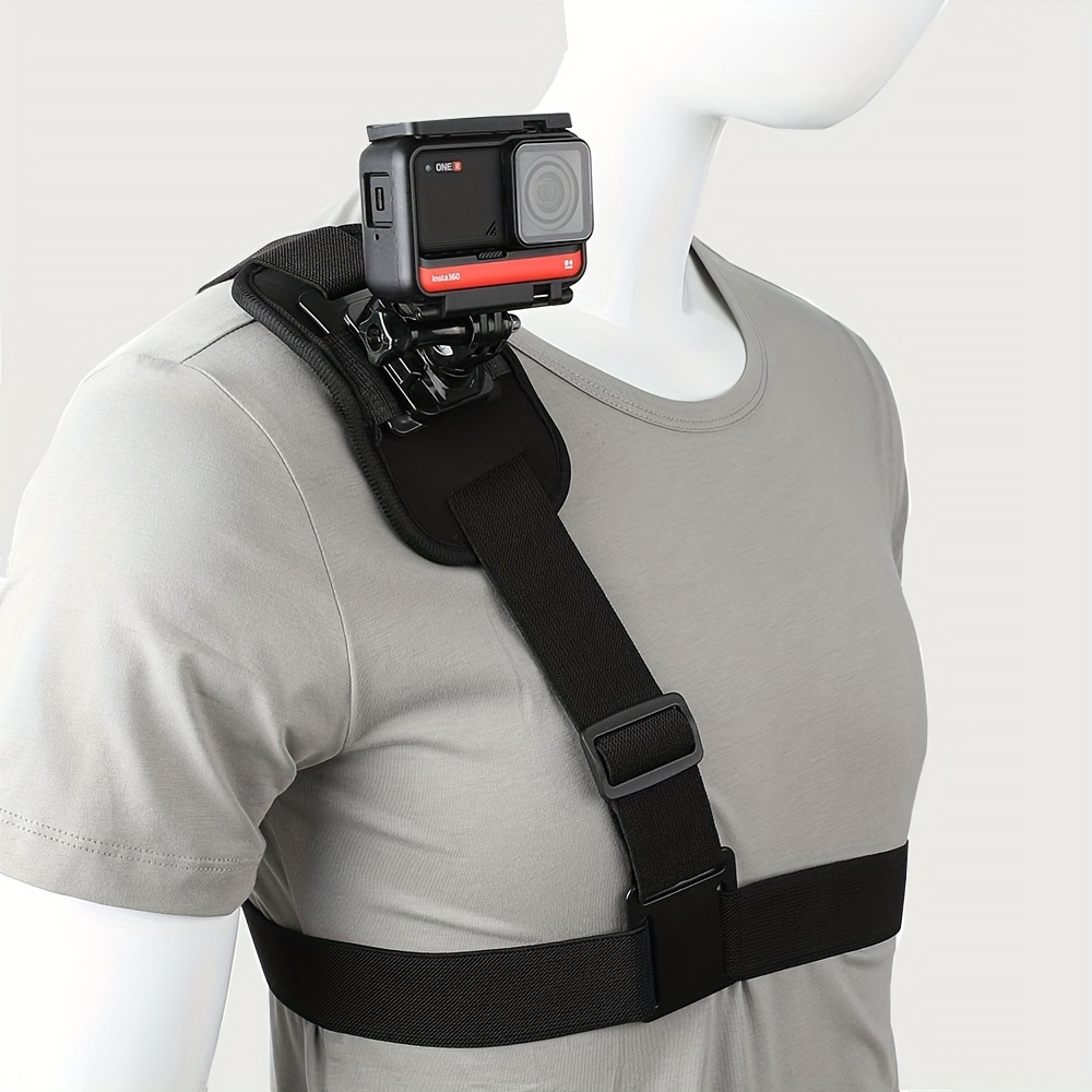 

Secure Adjustable Chest & Shoulder | Universal Hands-free Support For & Scam | Stable, Comfortable Adventure Filming
