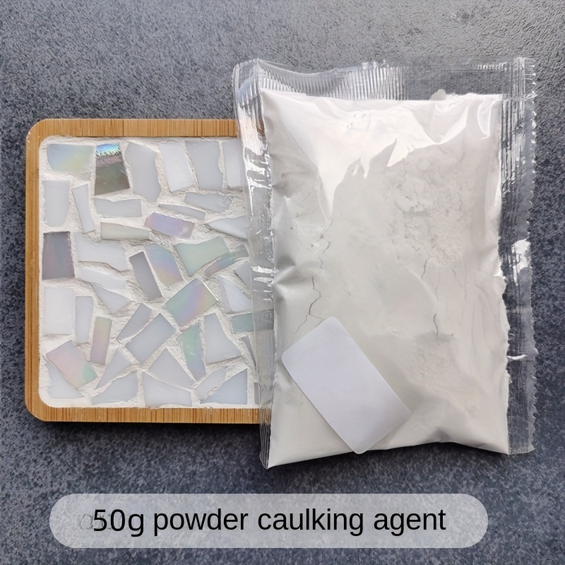 

50g Mosaic Tile Grout Filler Powder, Clay-based Caulking Agent For Diy Crafts And Home Decor