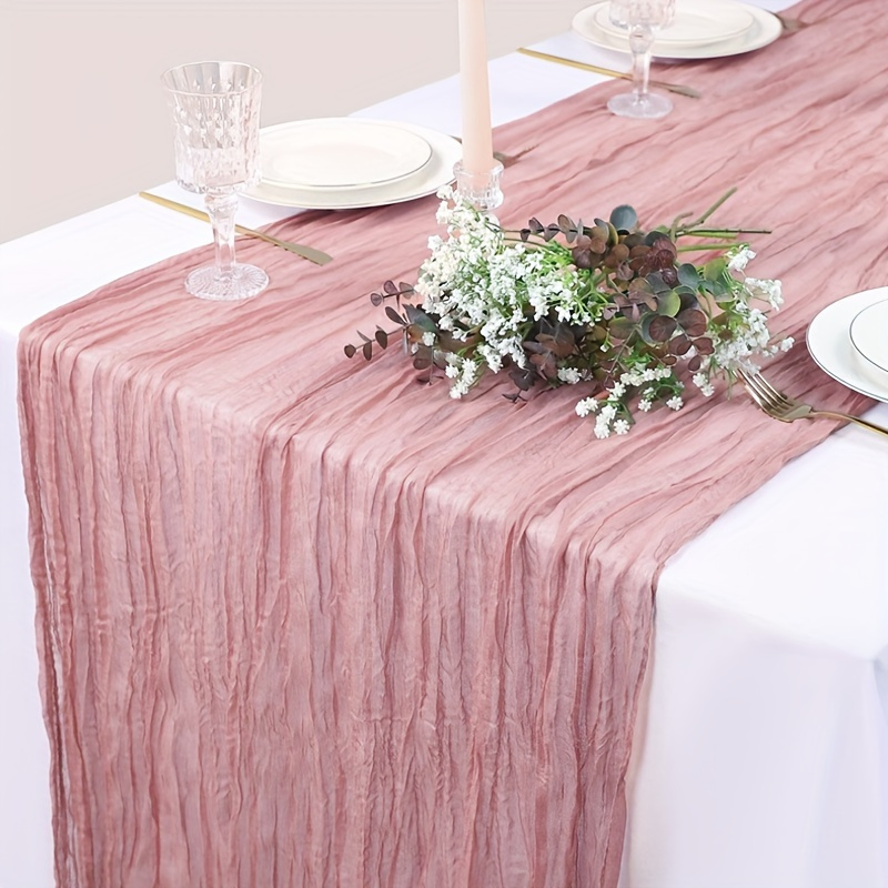 

Pleated Table - Cheesecloth, For Dining &