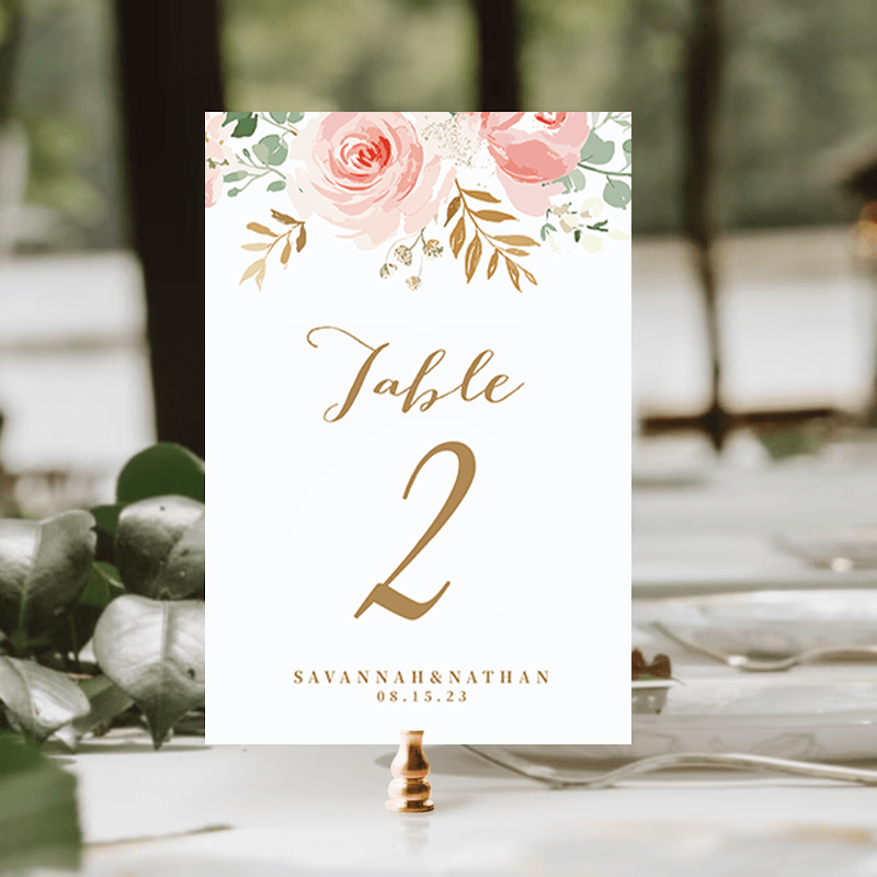 

Customizable Table Number Cards - 20pcs Set For Weddings, Parties, And Events - Elegant Event Decor