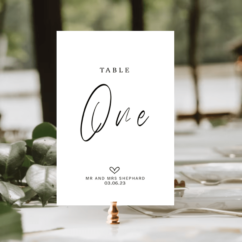 

20-piece Custom Table Number Cards For Weddings, Parties, And Restaurants - Elegant Event Decor