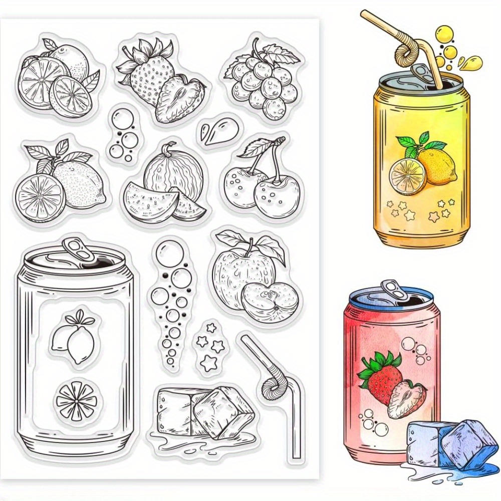 

Clear Silicone Stamps For Diy Scrapbooking, Card Making & Home Decor - Transparent Plant-themed Seals