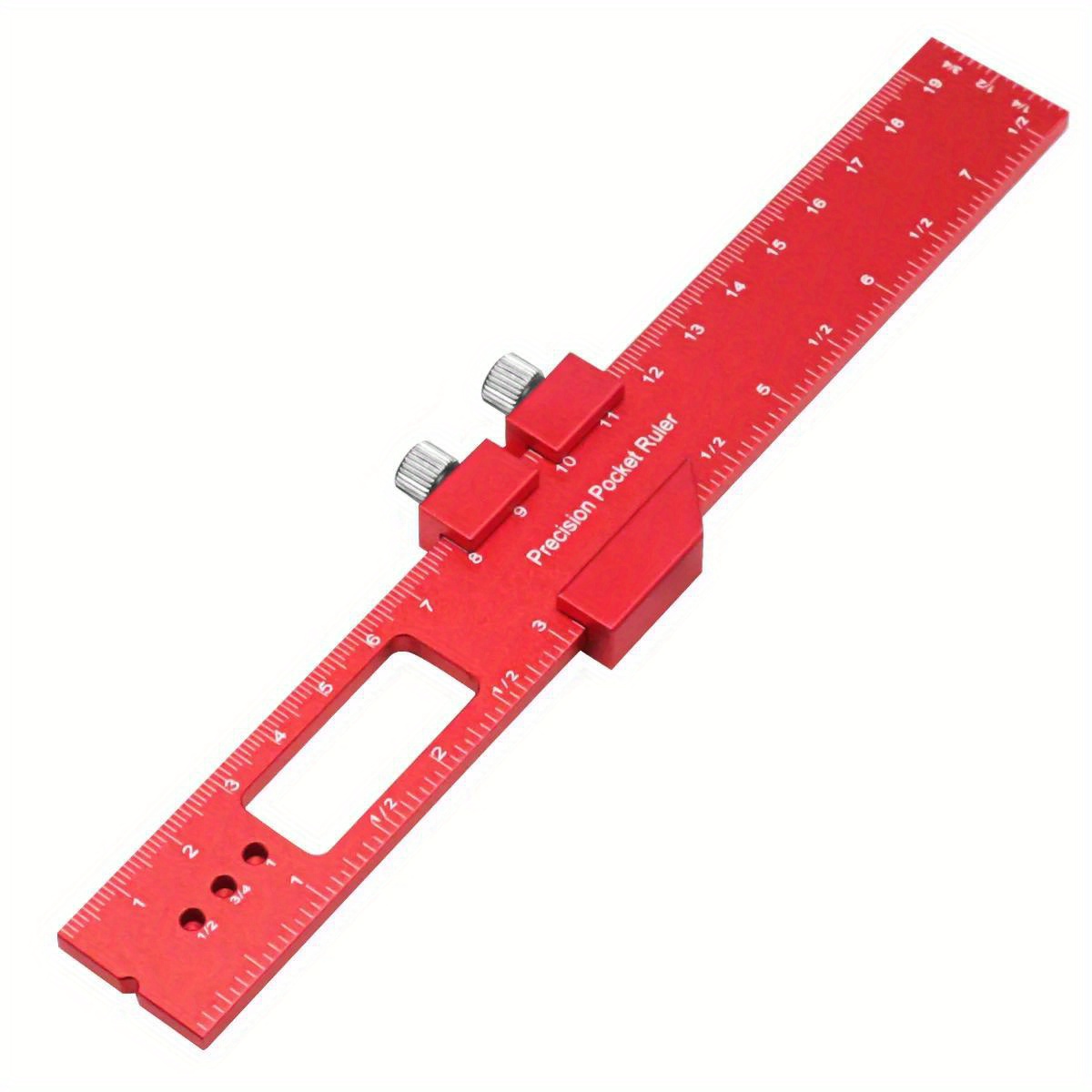 Aluminum Alloy Scribing Ruler 160/200/300mm Precision Measuring Tool For & Carpentry Measuring Tool Precision Marking Ruler For Crafts
