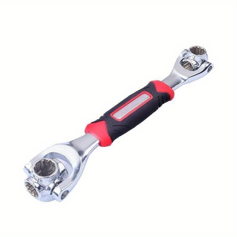 TEMU 48-in-1 Socket Wrench With 360° Rotating Head - Heavy-duty Chrome Vanadium Steel Multi-tool Suitable For Home, Auto Repair,, Motorcycle,