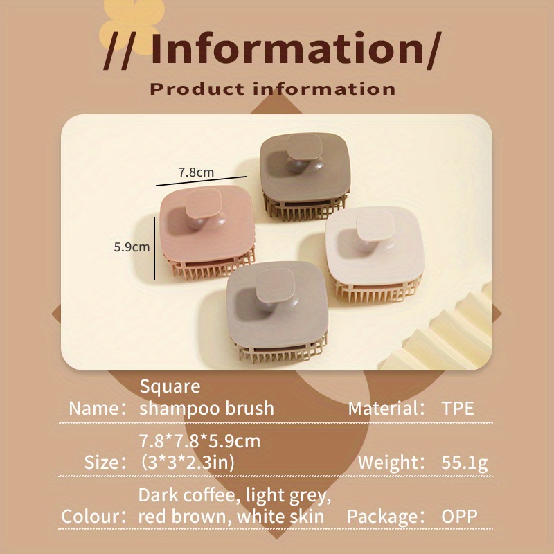 Wet and Dry Massage Comb for Scalp Care