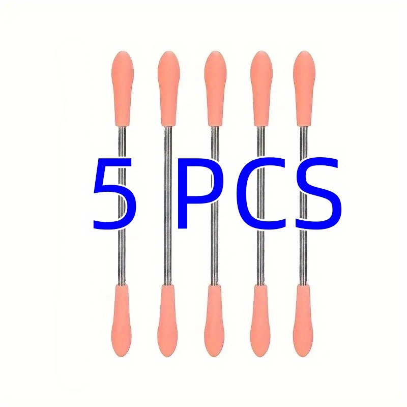 5pcs Spring Hair Removal Stick, Facial Hair Remover, Manual Epilator Spring Face Hair Roller Threading Epilator Tools