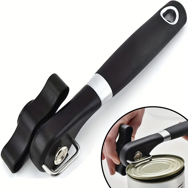 effortless stainless steel can opener   multi use no electricity safe portable details 3