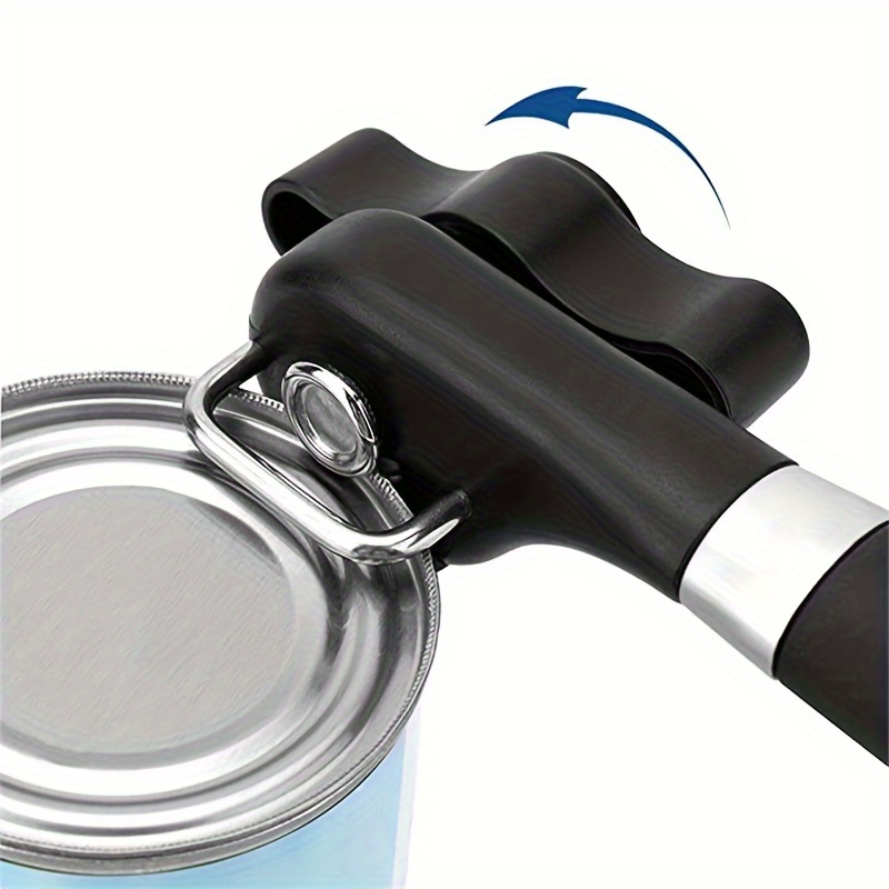 effortless stainless steel can opener   multi use no electricity safe portable details 6