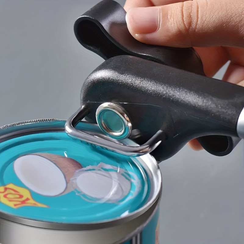 effortless stainless steel can opener   multi use no electricity safe portable details 8