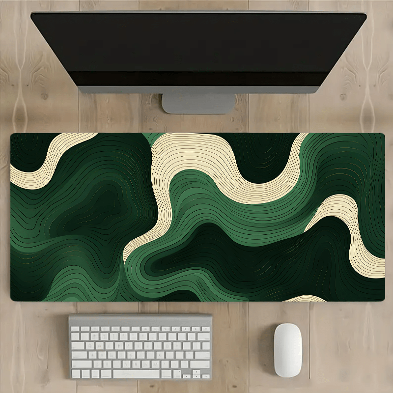 

Design Extended Mouse Pad - Non-slip Rubber Base, Large Desk Mat, Durable And Spill-resistant Surface For Gaming And Office Work - Oblong Shape, Ideal Gift For All Users