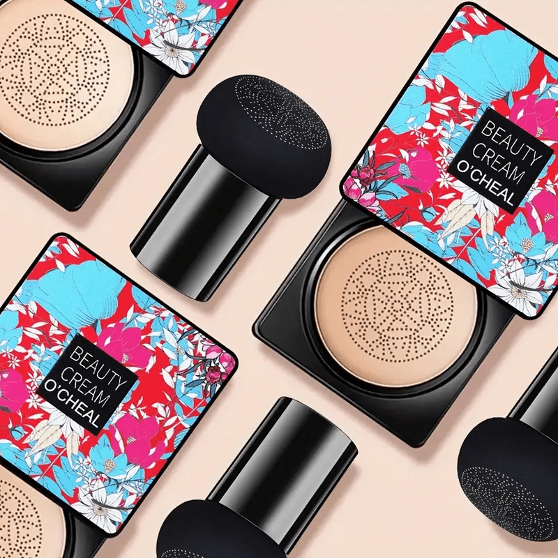 flawless bb cream foundation with mushroom cushion lightweight full coverage long lasting moisture look details 0