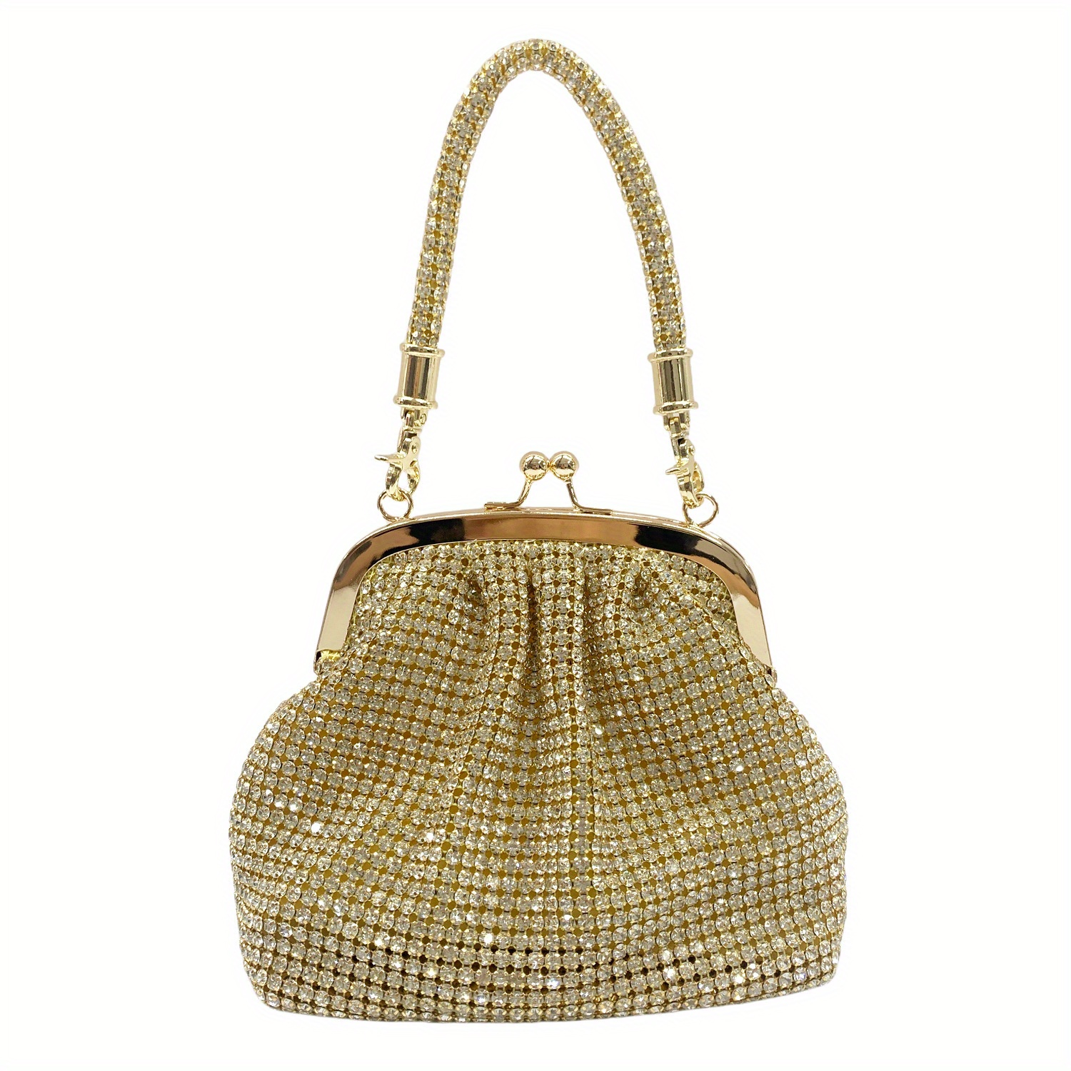 womens sparkling evening mini clutch bag nylon Temu Saudi Arabia