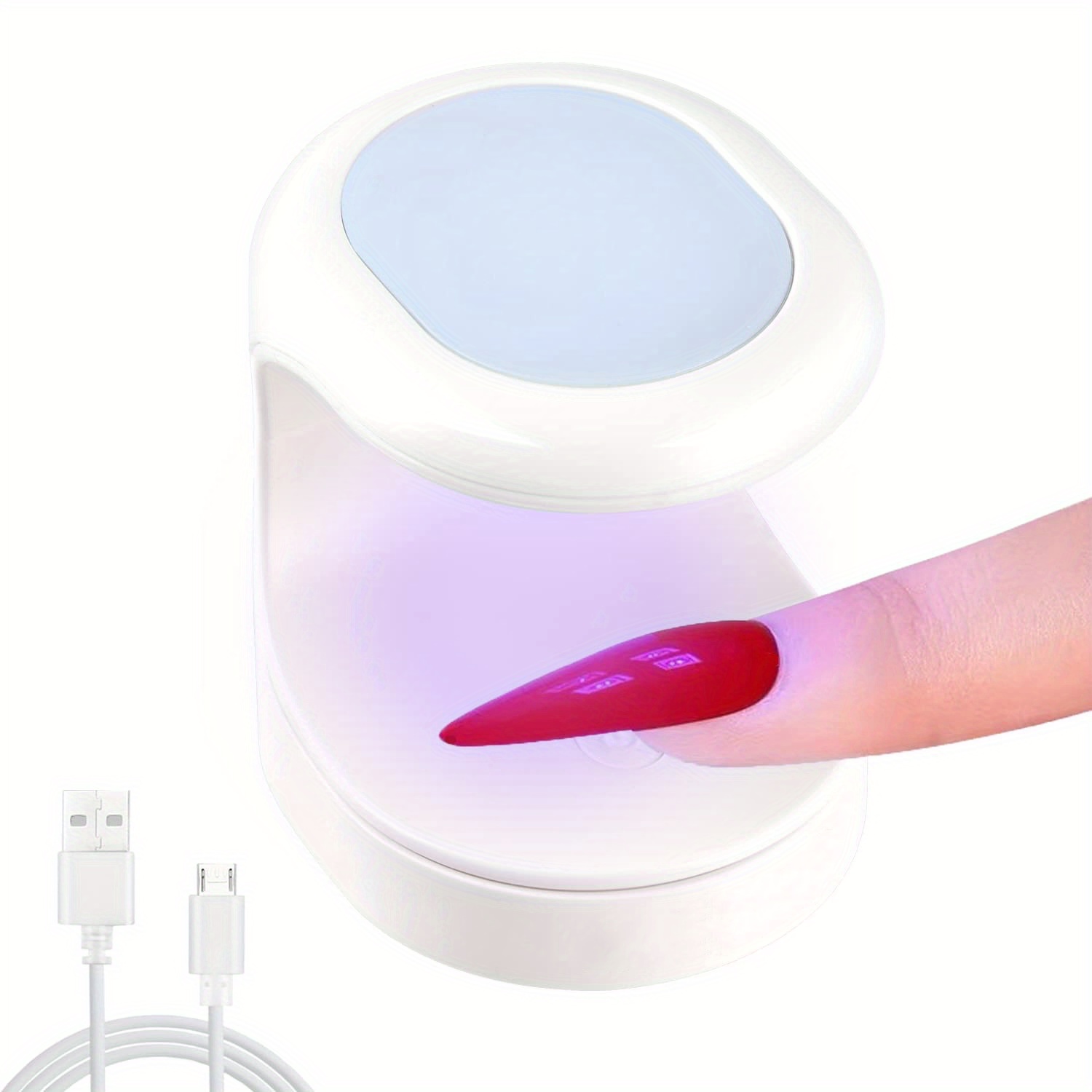 

Mini Uv Light For Gel Nails Uv Light For Nails Innovative 1 Finger Uv Led Nail Lamp Uv Nail Lamp Portable Led Nail Lamp Professional Nail Dryer For Nail Art Tools