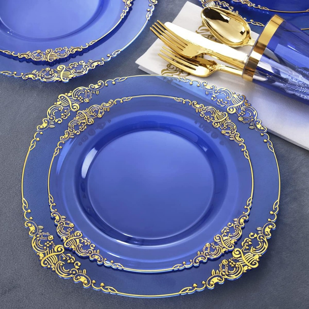 Plastic dinnerware sets for wedding best sale