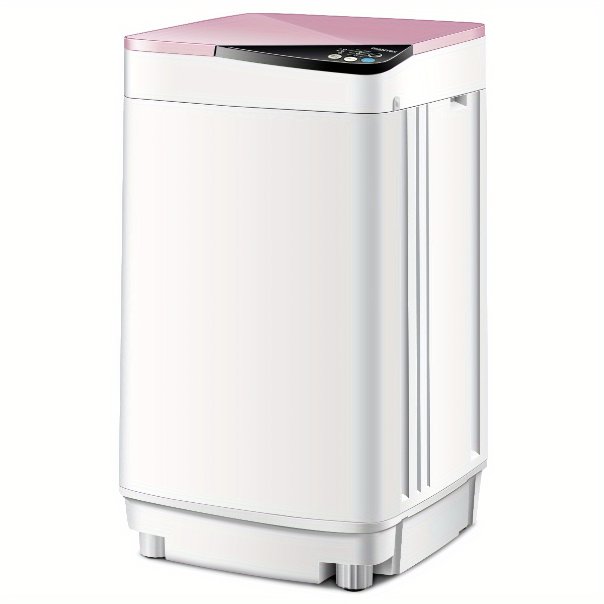 

Lifezeal Full-automatic Washing Machine 7.7 Lbs Washer/spinner Germicidal Pink