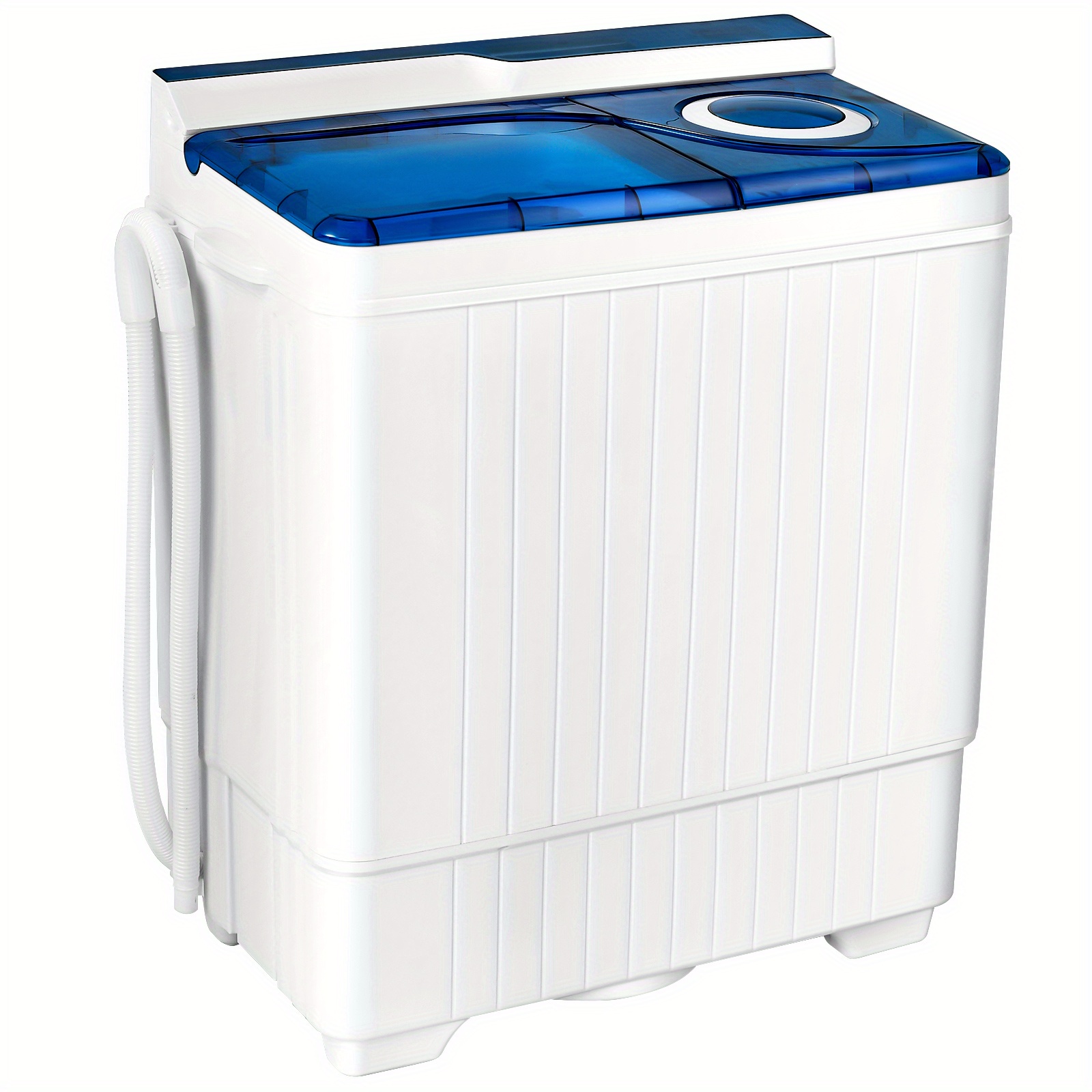 

Lifezeal 26lbs Portable Semi-automatic Washing Machine W/built-in Drain Pump Blue