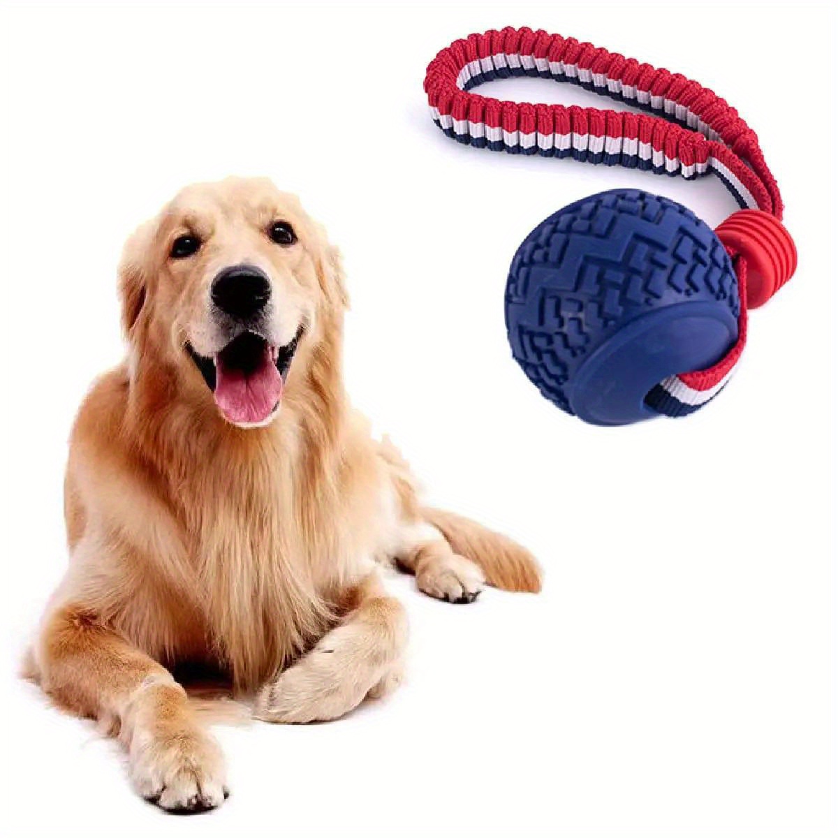 

Silicone Dog Chew Toy Set – Bite Resistant, Teeth Cleaning Rope Knot Balls – Medium Breed Molar & Interactive Training Toys With String – Durable Pet Dental Health Care