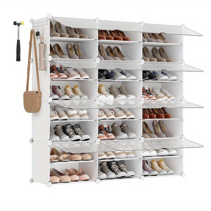 

Songmics Shoe Rack, 12 Shoe Organizer , 48 Plastic Shoe Storage , For , Entryway, , Plastic For Display