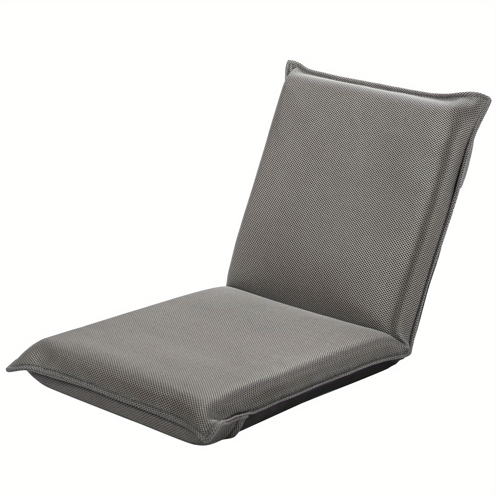 

Lifezeal Adjustable 6-position Floor Chair Padded Folding Lazy Sofa Chair Grey