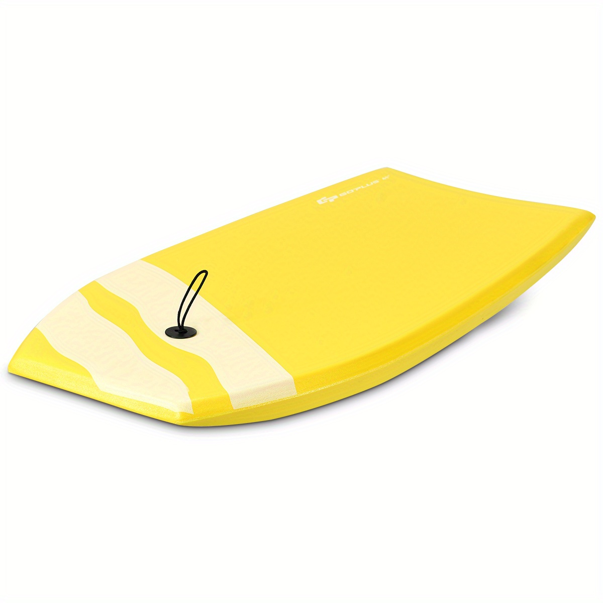 

Lifezeal 41" Super Surfing Core Bodyboard W/leash Ixpe Deck Eps Yellow Lightweight Swim