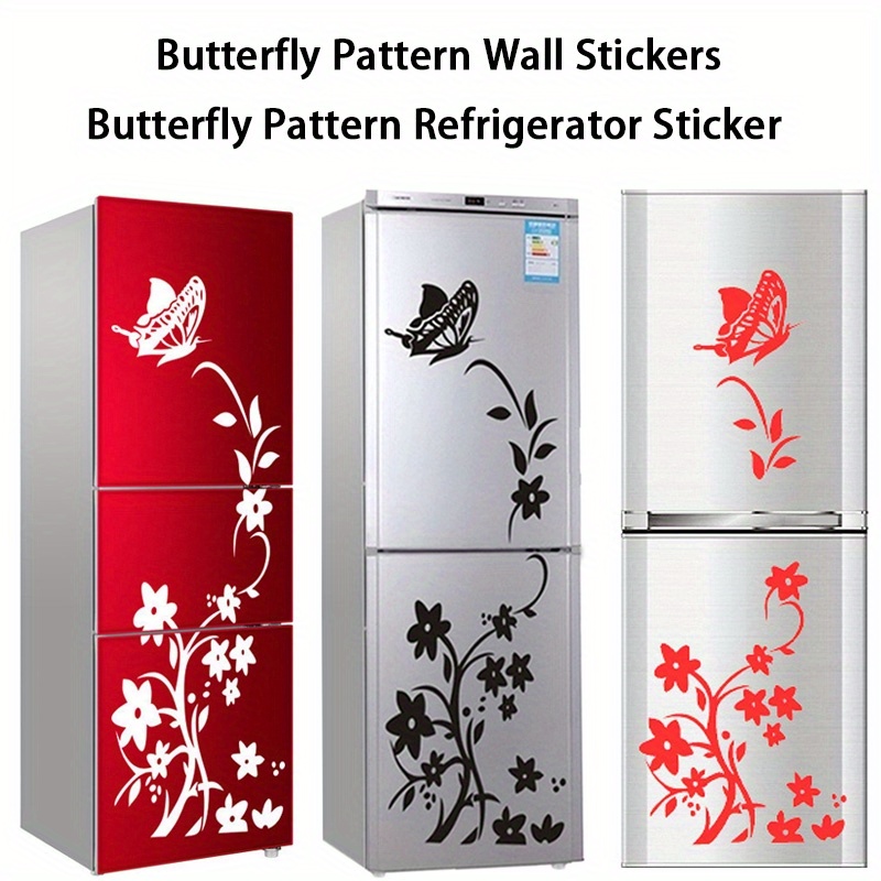 

Chic Butterfly Wall & Fridge Decal - Easy Apply, Removable Home Decor Sticker, Perfect Christmas Gift