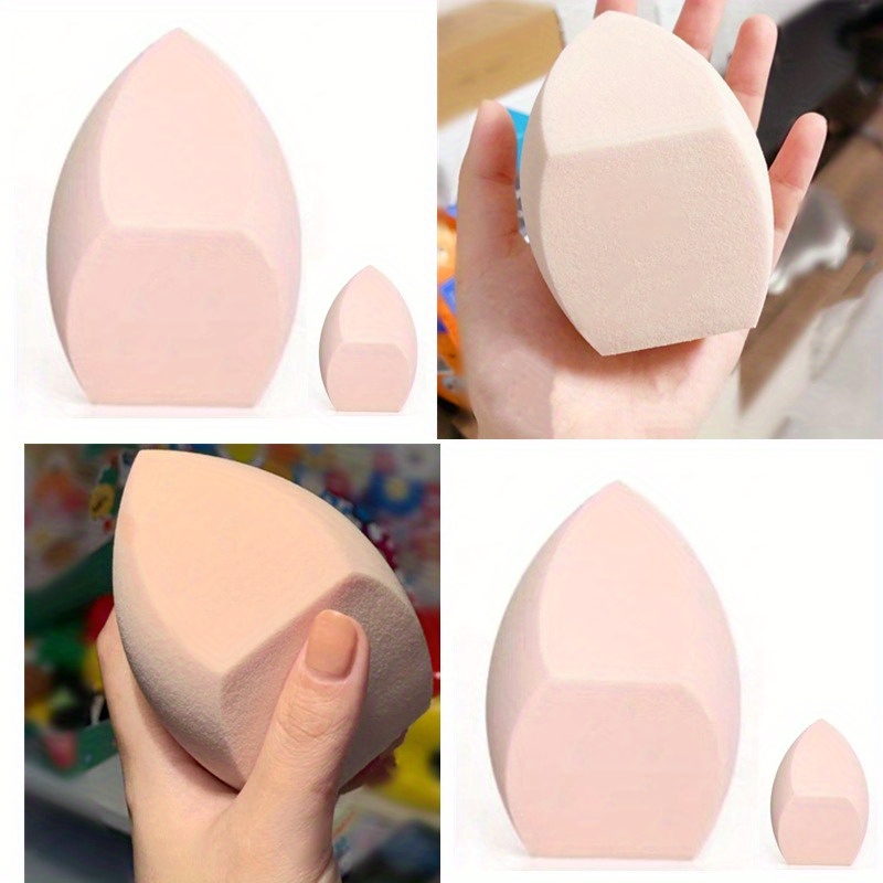 

Large Makeup Sponge - Dual-use Wet/dry Foundation Puff, Pure Cotton Material, Formaldehyde-free Smooth Application Beauty Tool For Powder And Cream Products