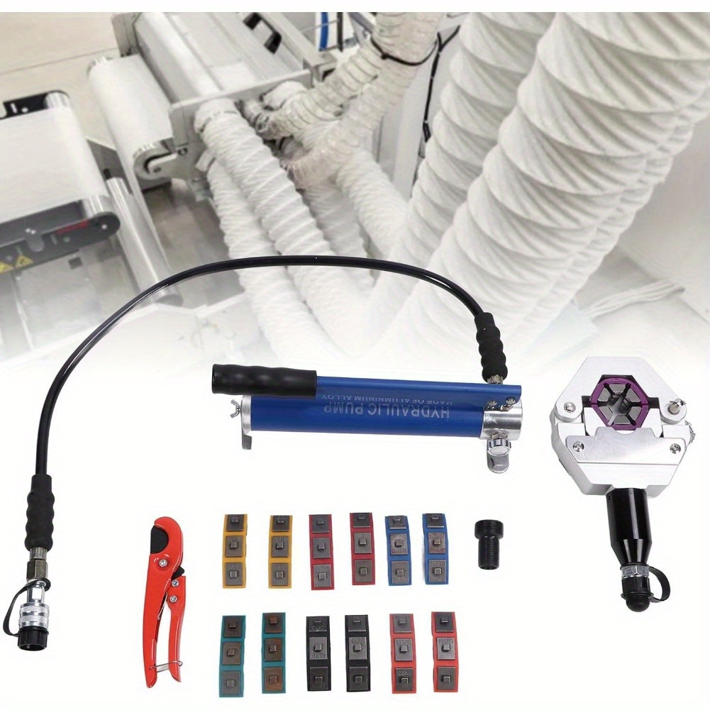 CGOLDENWALL Crimpatrice Per Batteria A 360° Rotante Elettrico Idraulico - Foto 14