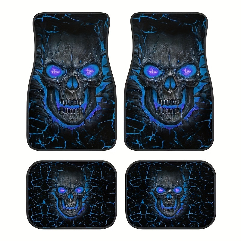 Design 4pcs Car Floor Mat Set - Non-slip, Absorbent Polyester Mats For Fit - Stylish Auto Interior Accessories
