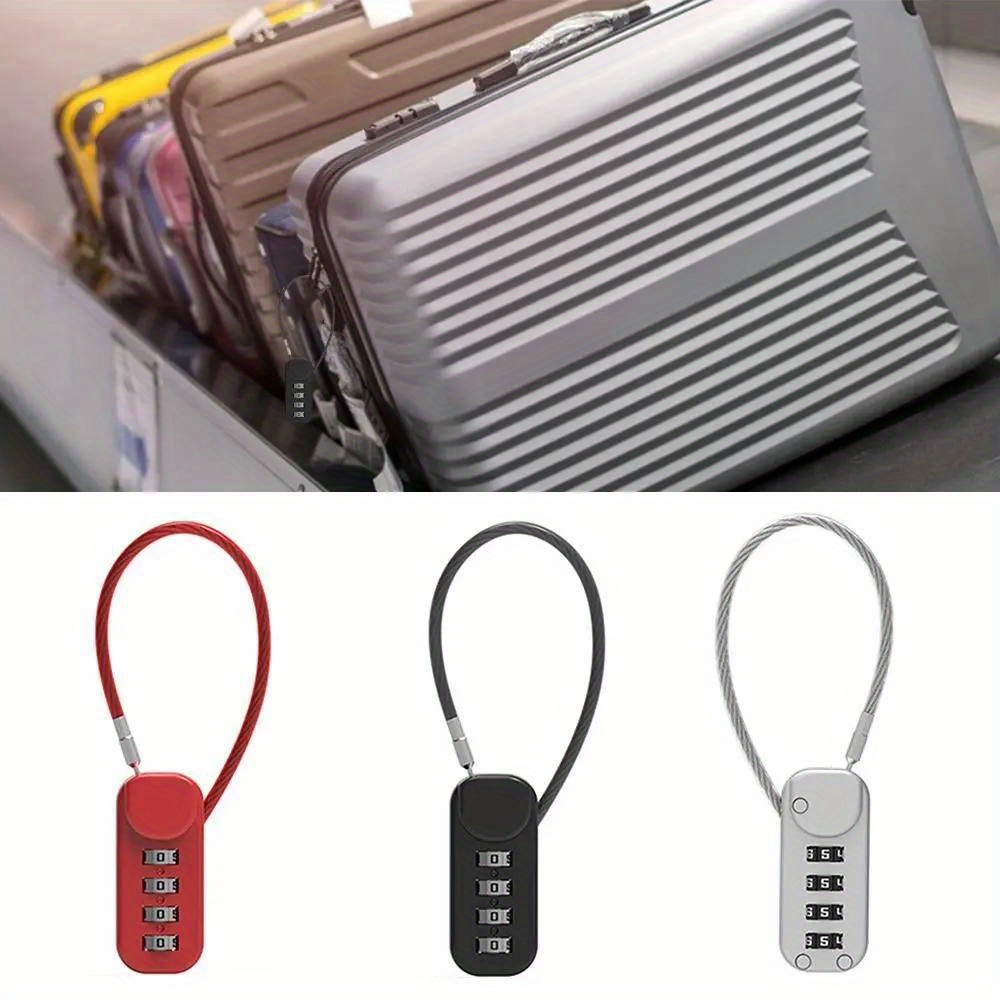 

- Zinc Alloy 4- Combination - Portable, -theft For , Luggage &