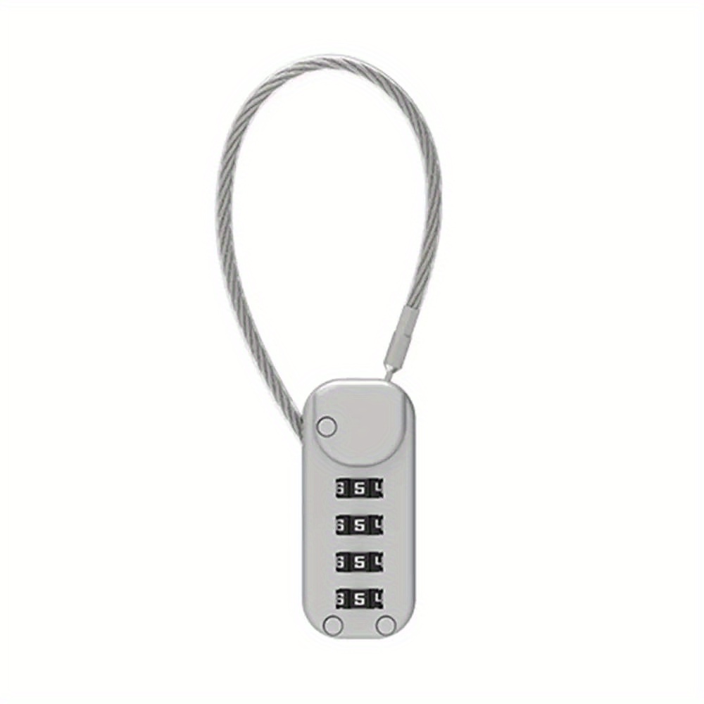 - Zinc Alloy 4- Combination - Portable, -theft For Dorms, Luggage &