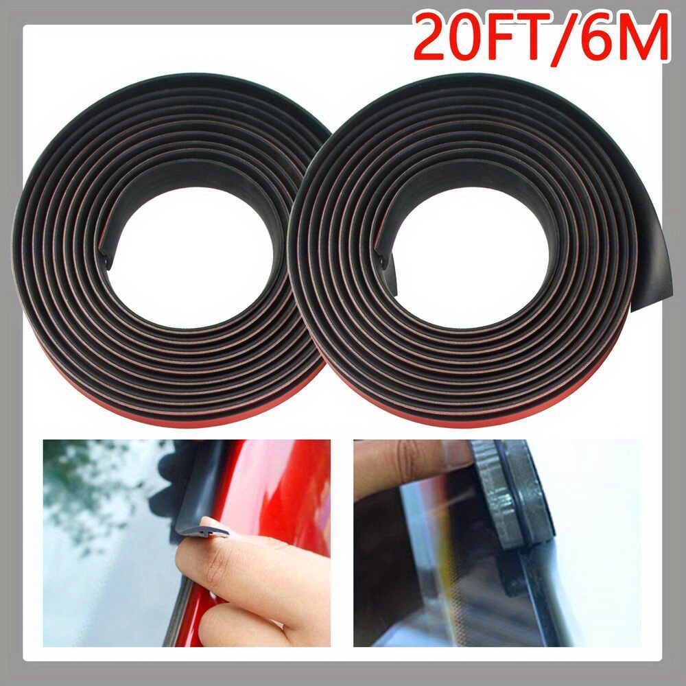 

For Ford 20ft Windshield Rubber Molding Seal Trim Universal For Windscreen