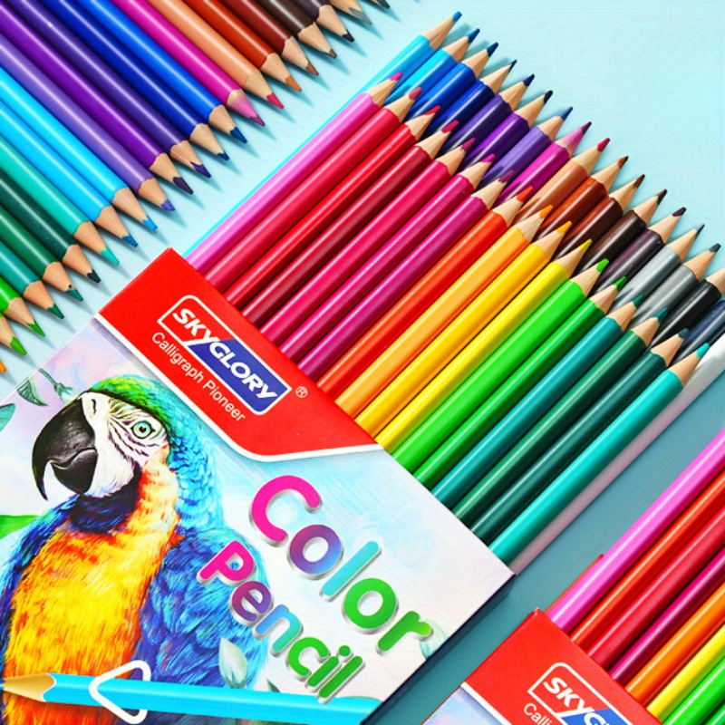 

Premium Oil-based Colored Pencils Set, 12/18 Vibrant Colors, Hb Lead, 2mm+ Width, Woodless Design For Artists & Professionals Oil Colored Pencils Oil Based Colored Pencils